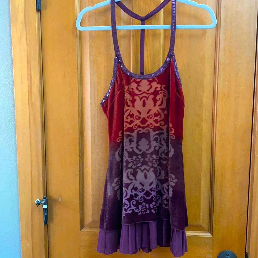 Free people velvet burnout tunic